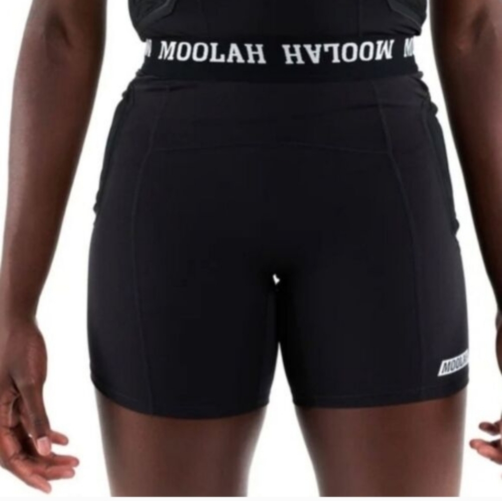 Moolah Women's Shorts Moolah M Black Padded Compression Shorts Nwt